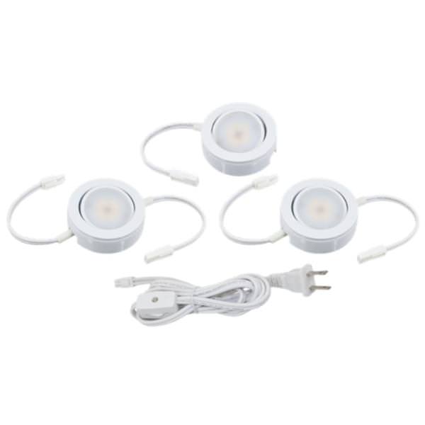 4.3 Watt 120 Volt White 3000K Dimmable LED Puck Light